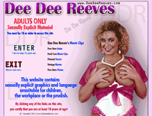 Tablet Screenshot of deedeereeves.com